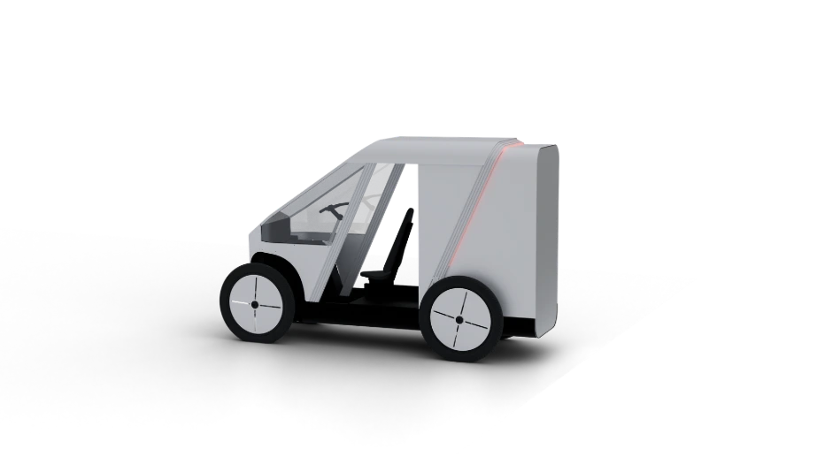 Vélo cargo électrique professionnel e-roe pour le transport de marchandises volumineuses