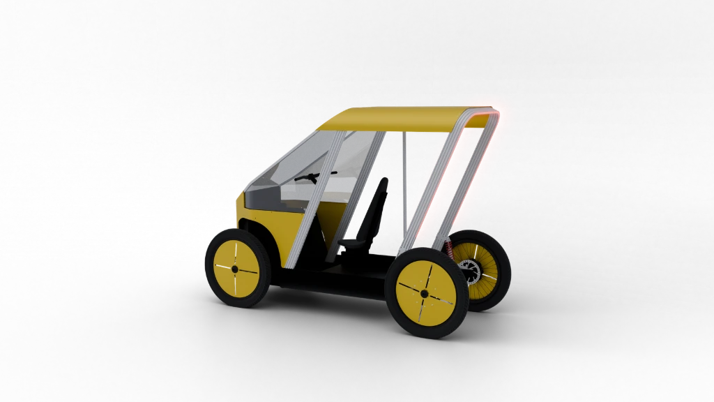 Véhicule e-roe sans module arrière